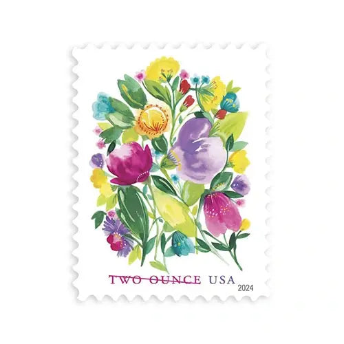 2024 USPS Wedding Blooms Forever Stamps Sheets of 20