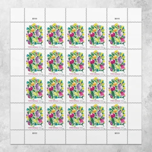 2024 USPS Wedding Blooms Forever Stamps Sheets of 20