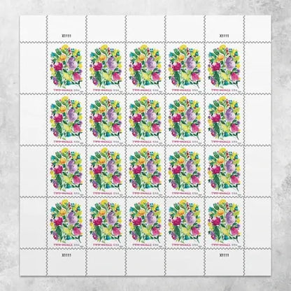2024 USPS Wedding Blooms Forever Stamps Sheets of 20