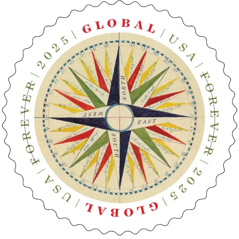 2025 Global1794 Compass Rose Stamps Sheets of 10
