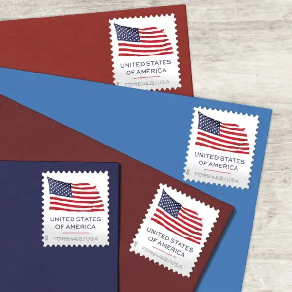 2025 USA Forever U.S. Flag - Booklet of 20 Mint