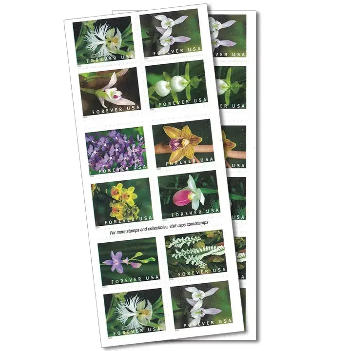 2020 Wild Orchids Forever Postage US Stamps Sheets of 20