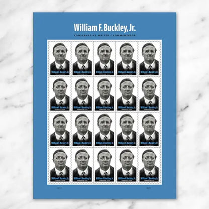 2025 William F. Buckley Jr. U.S. Stamp Sheets of 20