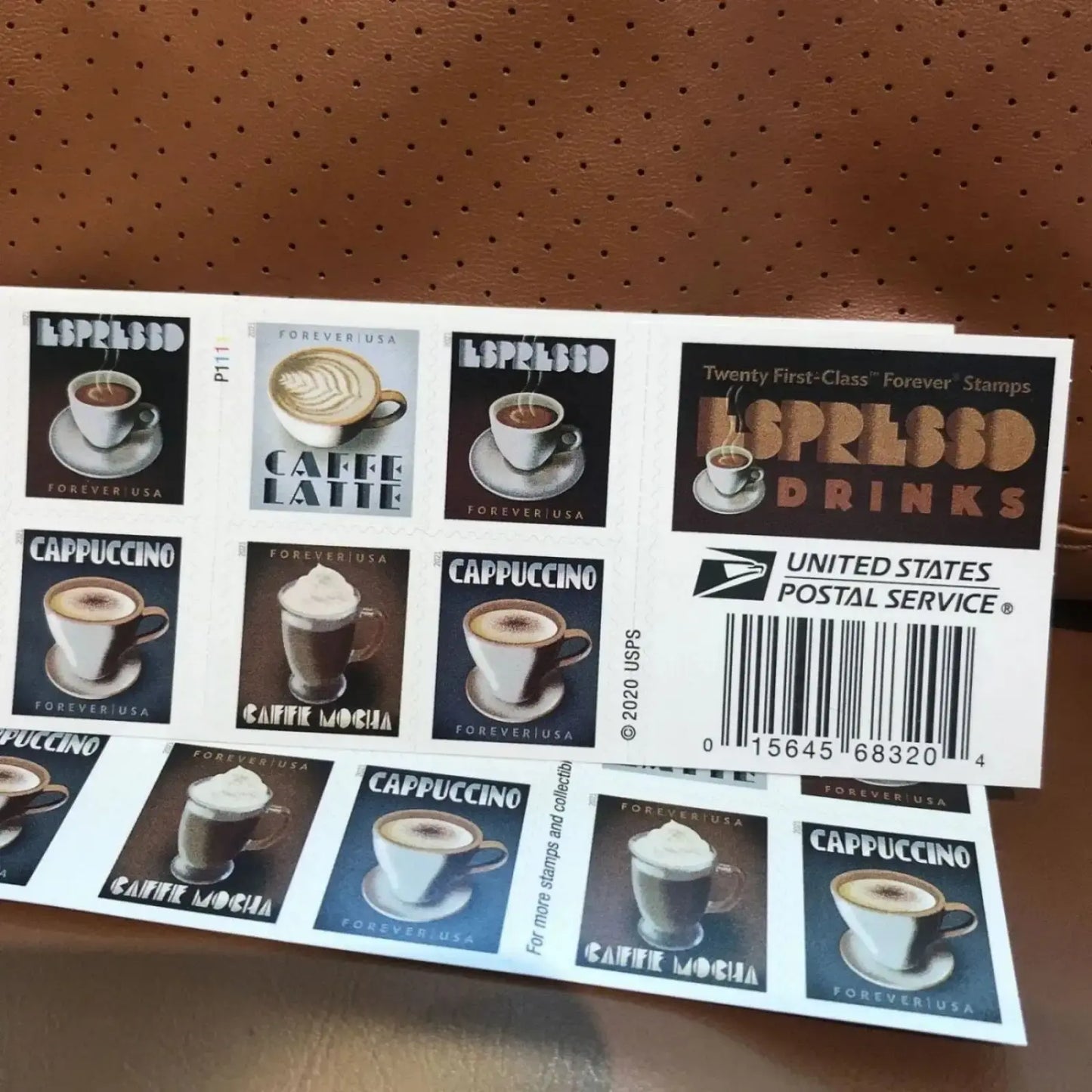 2021 Espresso Drinks Forever Coffee US Stamps Sheets of 20