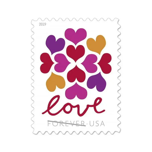 2019 Hearts Blossom Love Forever Stamps Sheets of 20