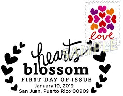 2019 Hearts Blossom Love Forever Stamps Sheets of 20