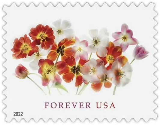 2022 Tulips Forever First Class Postage US Stamps Sheets of 20