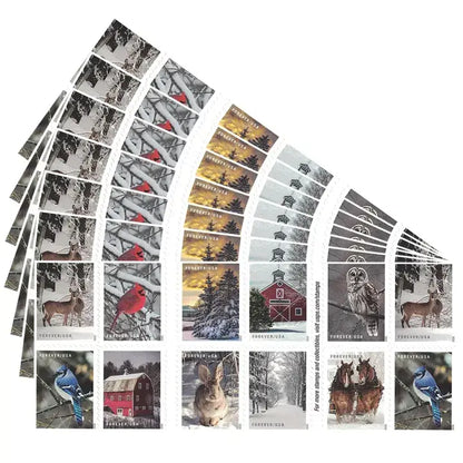 2020 Winter Scenes First Class Forever Postage US Stamps Sheets of 20